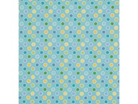 Happi Coordinate for Blue Panel - Dots Blue, Yellow, Green,